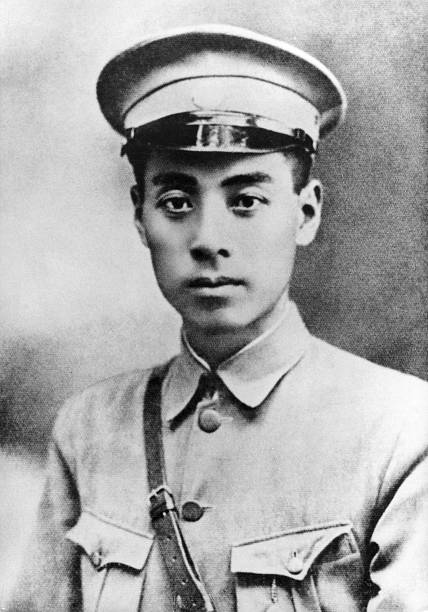 Picture dated 192426 in Whampu of Zhou Enlai one of the leaders of the Chinese Communist Party and Prime Minister of China from its inception in 1949...