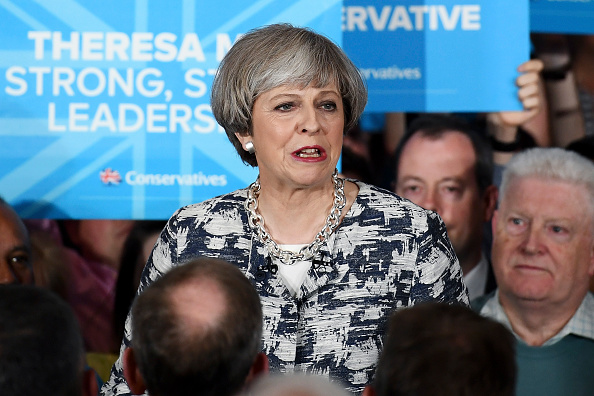 Theresa May Tours The UK On The Final Day Of The Election Campaign : News Photo