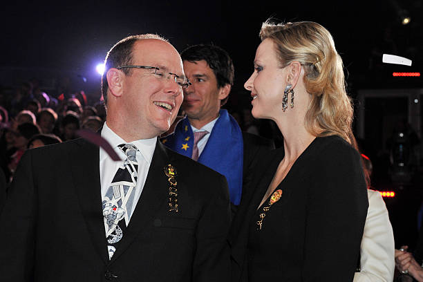 Prince Albert II of Monaco and Charlene Wittstock attend the Gala Ceremony of the Monte-Carlo 35th International Circus Festival 2011.