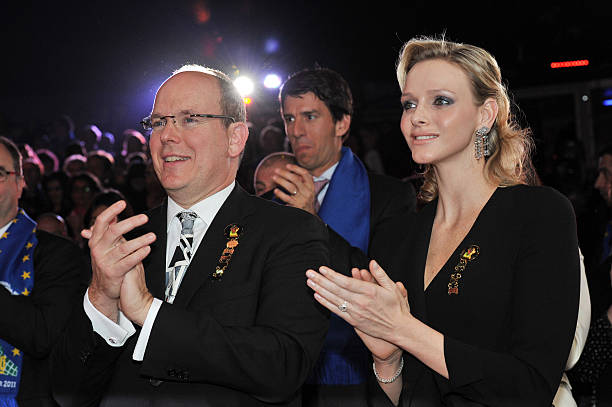Prince Albert II of Monaco and Charlene Wittstock attend the Gala Ceremony of the Monte-Carlo 35th International Circus Festival 2011.