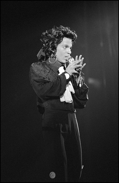 Prince Performing At Wembley Arena