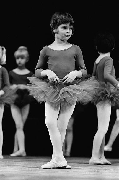Princess Stephanie Of Monaco At A Dance Gala, In Monaco, circa 1960 .