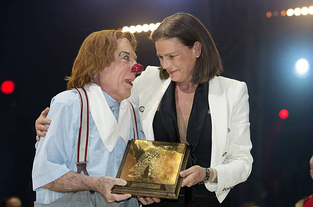 Princess Stephanie of Monaco during the Prize Ceremony of the 38th International Circus Festival on January 21, 2014 in Monte-Carlo, Monaco.