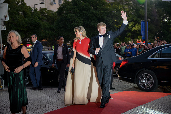 queen-maxima-and-king-willemalexander-of-the-netherlands-arrive-at-picture-id860305008