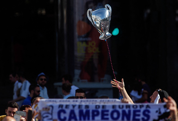 FBL-EUR-C1-REALMADRID-CELEBRATION : News Photo