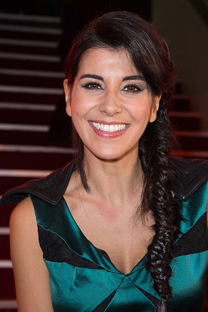 Reem Kherici attends 'Les Prix Lumieres 2014' Cinema Awards, in Paris.