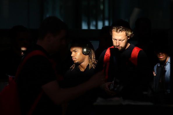 FC Bayern Munich ICC Singapore Arrivals : News Photo