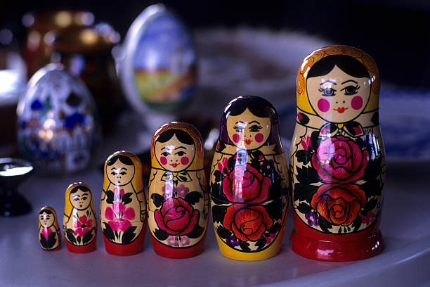 Russia, Russian Souvenirs, Matruschka Dolls.