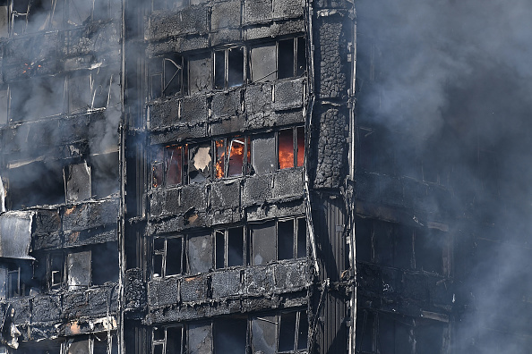 24-Storey Grenfell Tower Block On Fire In West London : News Photo