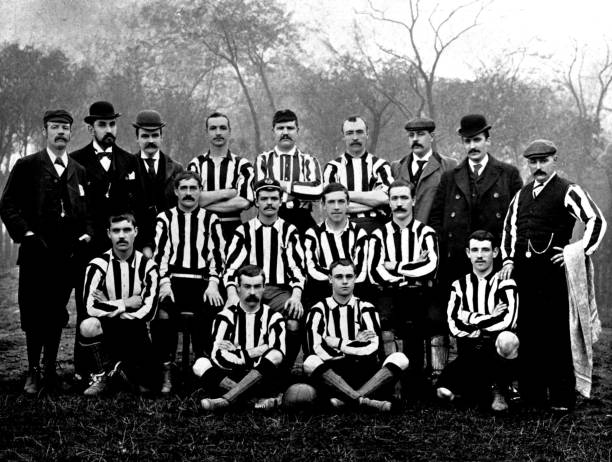 Sport/Football,Newcastle United, circa 1896, Players included, W,Mackay, J,Henderson, J,Stott, J,Clements, J,Collins, R,McDermid, R,Foyer, W,Miller, W,Graham, W,Wardrop, W,Thompson, A,Aitken