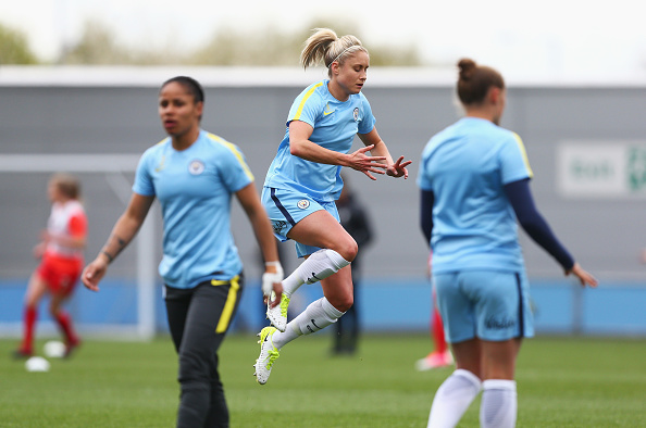 Manchester City Women v Liverpool Ladies: SSE Women's FA Cup Semi-Final : News Photo