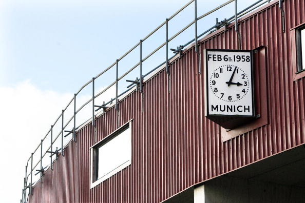 Manchester United Marks 50th Anniversary Of Munich Air Disaster : News Photo