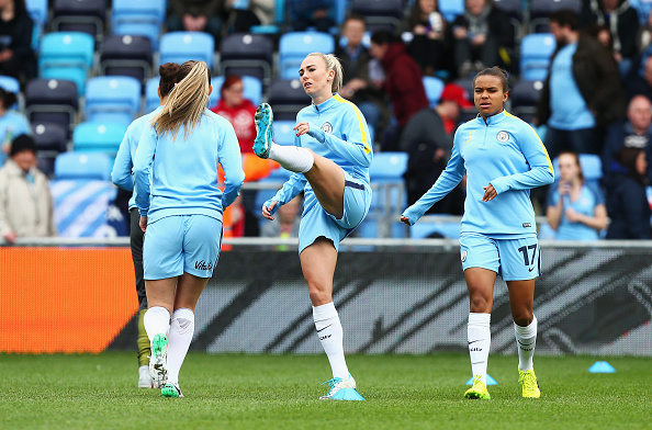 Manchester City Women v Liverpool Ladies: SSE Women's FA Cup Semi-Final : News Photo