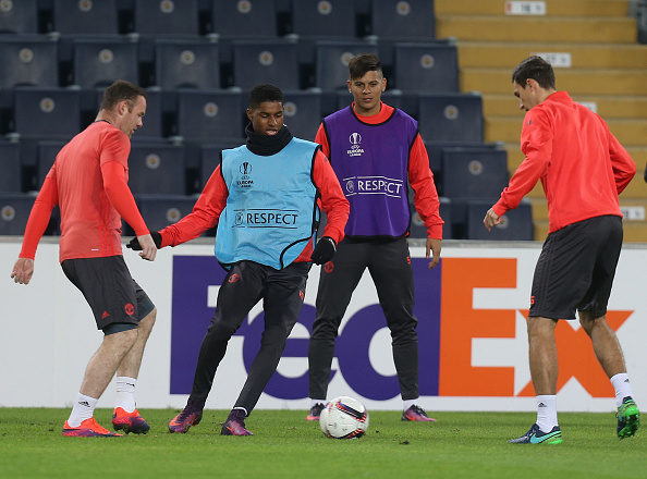 Manchester United Training and Press Conference : News Photo