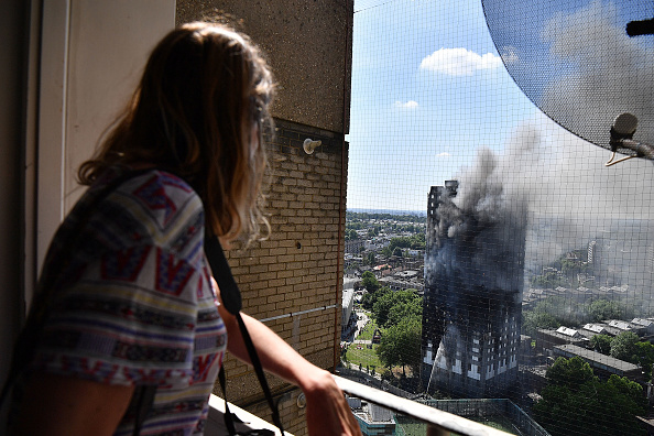 24-Storey Grenfell Tower Block On Fire In West London : News Photo