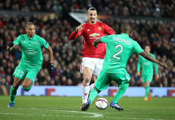 Manchester United v AS Saint-Etienne - UEFA Europa League Round of 32: First Leg : News Photo
