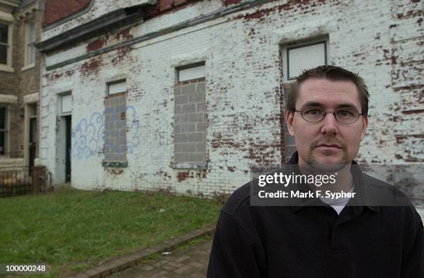 Senior Pastor, Mark Batterson, standing at the site of the proposed coffeehouse at 201 F St. NE.