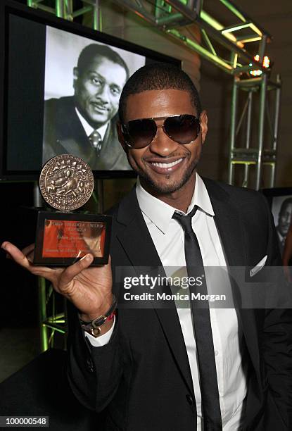 Usher Raymond IV attends the 12th Annual Ford Freedom Awards Scholars Lecture at the Charles H. Wright Museum of African American History on May 6,...