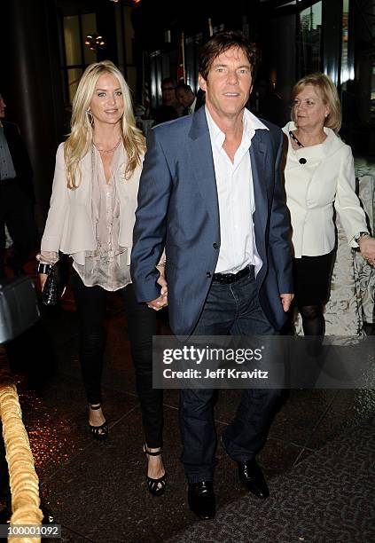 Actor Dennis Quaid and wife Kimberly Quaid arrive to the HBO premiere of "The Special Relationship" held at Directors Guild Of America on May 19,...