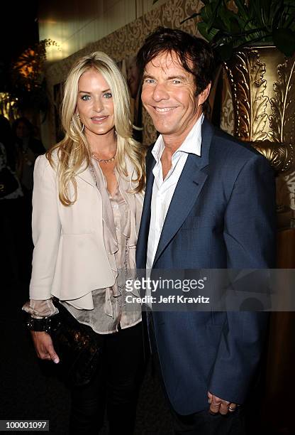 Actor Dennis Quaid and wife Kimberly Quaid arrive to the HBO premiere of "The Special Relationship" held at Directors Guild Of America on May 19,...