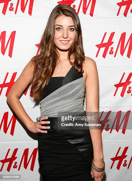From The City, Samantha Swetra attends H&M's launch of Fashion Against AIDS at H&M Fifth Avenue on May 19, 2010 in New York City.