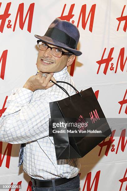 Fashion stylist Phillip Bloch attends H&M's launch of Fashion Against AIDS at H&M Fifth Avenue on May 19, 2010 in New York City.