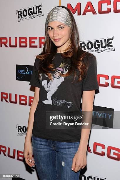 Actress Jennifer Missoni attends the premiere of "MacGruber" at Landmark's Sunshine Cinema on May 19, 2010 in New York City.