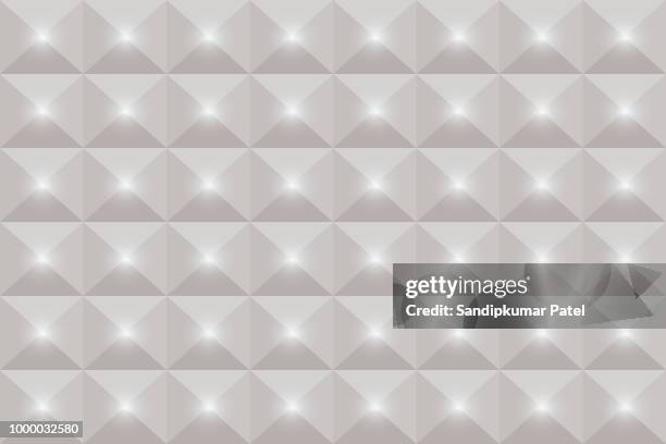 abstract triangle pattern background - light gray gradient background stock illustrations