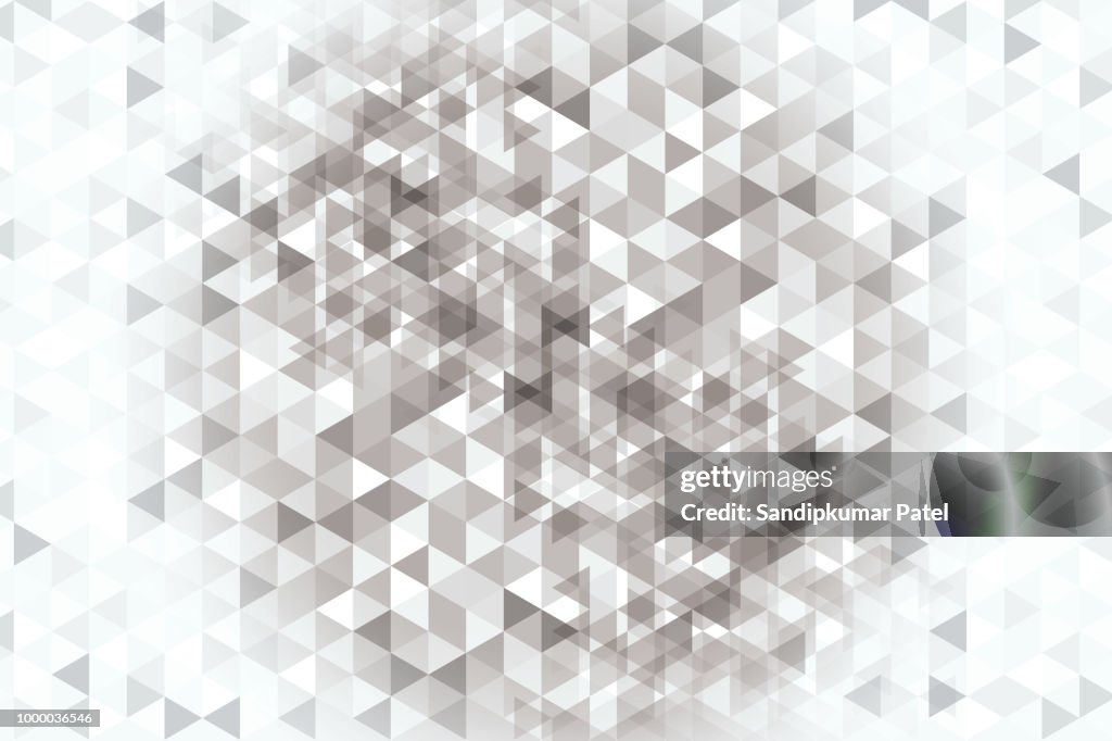 Dynamic Grey Triangle Abstract Background Light Grey Triangles High-Res Vector Graphic ...