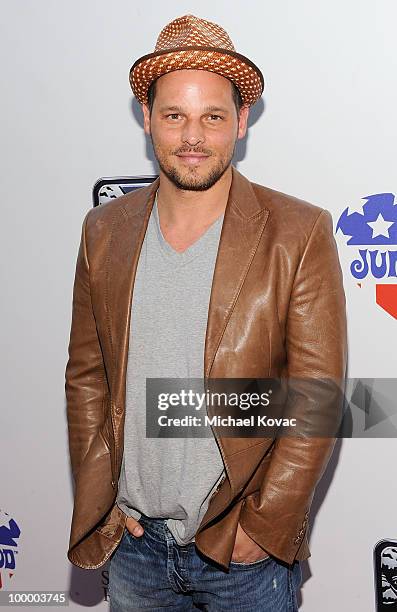 Actor Justin Chambers arrives at "The Empire Strikes Back" 30th Anniversary Charity Screening Event at ArcLight Cinemas on May 19, 2010 in Hollywood,...