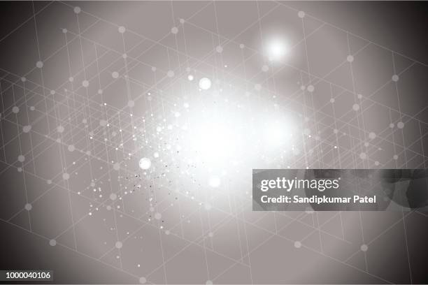 abstract network background - light gray background stock illustrations