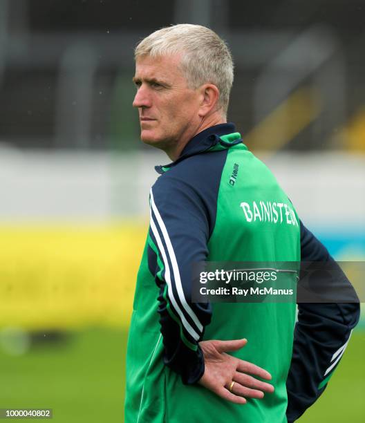 Thurles , Ireland - 15 July 2018; Limerick manager John Kiely before the GAA Hurling All-Ireland Senior Championship Quarter-Final match between...