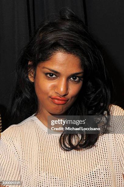 Musician M.I.A. Attends the Adult Swim Upfront 2010 at Gotham Hall on May 19, 2010 in New York City. 19913_001_0166.JPG