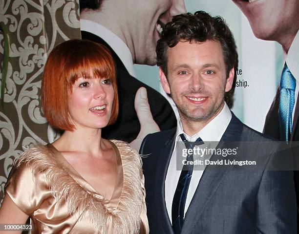 Actors Lorraine Stewart and Michael Sheen attend the premiere of HBO Films "The Special Relationship" at the Directors Guild of America on May 19,...