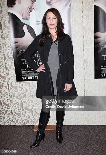 Actress Michelle Forbes attends the premiere of HBO Films "The Special Relationship" at the Directors Guild of America on May 19, 2010 in Los...