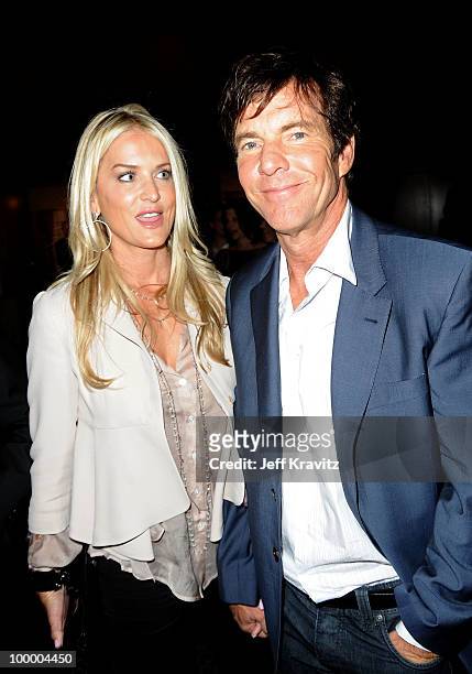 Actor Dennis Quaid and wife Kimberly Quaid attens the HBO premiere of "The Special Relationship" after party held at Directors Guild Of America on...