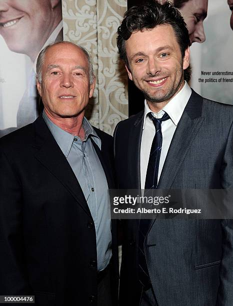 Producer Frank Marshall and actor Michael Sheen arrive at the Los Angeles premiere of HBO Films' "The Special Relationship" at the DGA Theater on May...