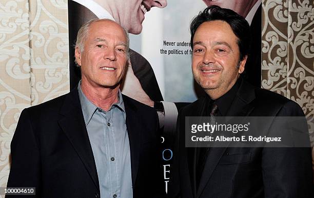 Producer Frank Marshal and HBO's Len Amatol arrive at the Los Angeles premiere of HBO Films' "The Special Relationship" at the DGA Theater on May 19,...