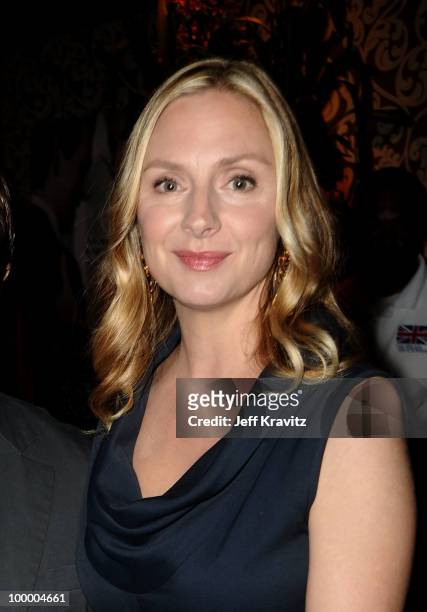Actress Hope Davis attends the HBO premiere of "The Special Relationship" after party held at Directors Guild Of America on May 19, 2010 in Los...