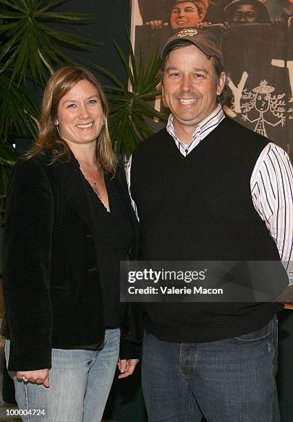 Producer Christine O'Malley and director Patrick Creadon attend AMPAS' 28th Annual "Contemporary Documentaries" Series Continues on May 19, 2010 in...