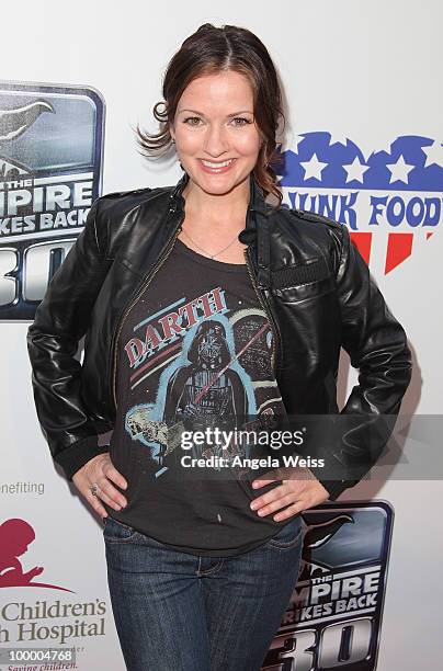 Actress Cat Taber arrives to St. Jude's 30th anniversary screening of 'The Empire Strikes Back' at Arclight Cinema on May 19, 2010 in Los Angeles,...