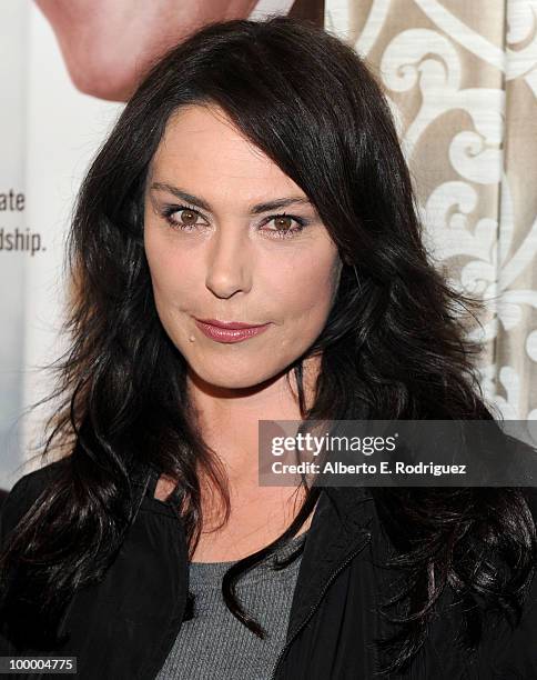 Actor Michelle Forbes arrives at the Los Angeles premiere of HBO Films' "The Special Relationship" at the DGA Theater on May 19, 2010 in Los Angeles,...