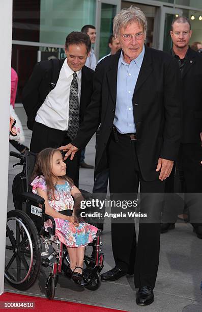 Actor Harrison Ford arrives to St. Jude's 30th anniversary screening of 'The Empire Strikes Back' at Arclight Cinema on May 19, 2010 in Los Angeles,...