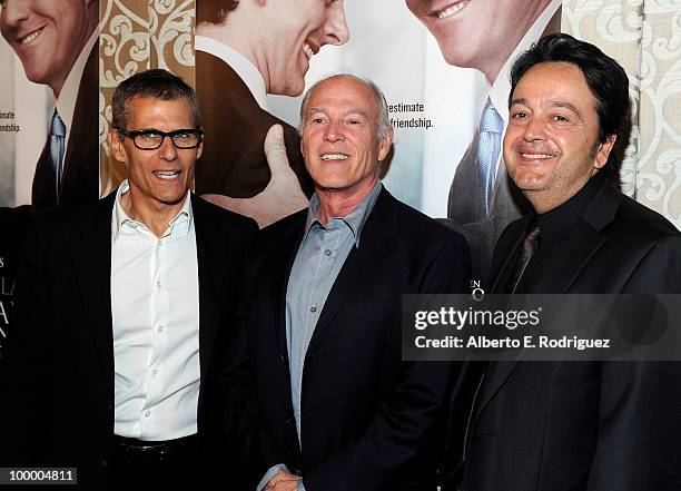 S Michael Lombardo, producer Frank Marshall and HBO's Len Amato arrive at the Los Angeles premiere of HBO Films' "The Special Relationship" at the...