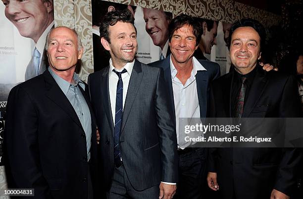 Producer Frank Marshall, actor Michael Sheen, actor Dennis Quaid and HBO's Len Amato arrive at the Los Angeles premiere of HBO Films' "The Special...