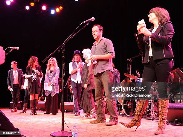 Finale Brandon Young, Emmylou Harris, Patty Loveless, Alison Krauss, Patty Griffin, Big Kenny, Dave Matthews and Kathy Mattea perform during the...
