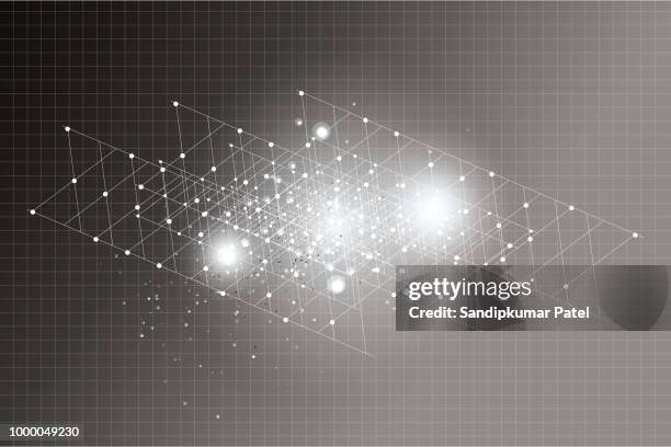 abstract network background - light gray background stock illustrations