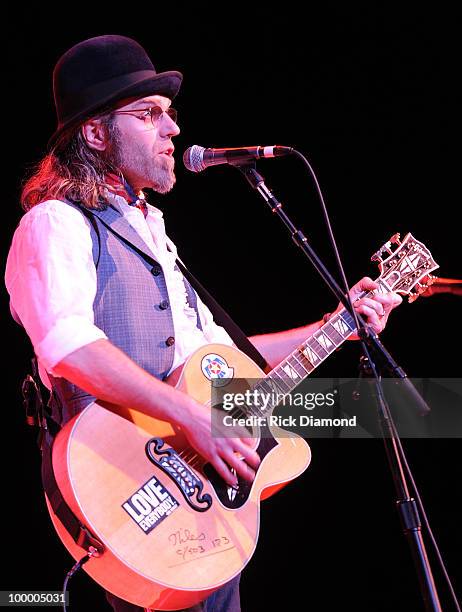 Singer/Songwriter Big Kenny Alphin performs during the "Music Saves Mountains" benefit concert at the Ryman Auditorium on May 19, 2010 in Nashville,...