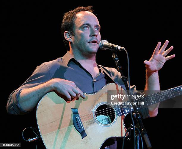 Dave Matthews performs during the Music Saves Mountains benefit concert at the Ryman Auditorium on May 19, 2010 in Nashville, Tennessee.