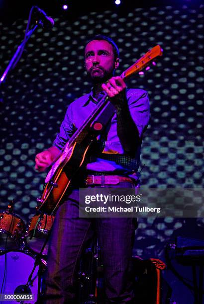 Singer James Mercer performs with his group Broken Bells at the Henry Fonda Theater on May 19, 2010 in Los Angeles, California.